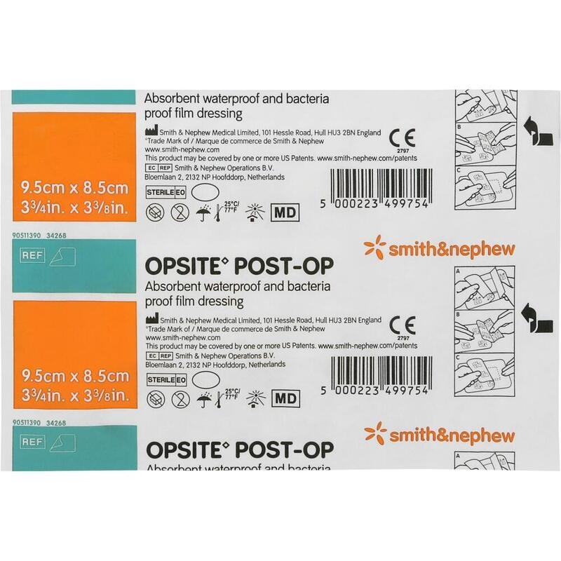 OPSITE Post-OP 8,5x9,5 cm Verband
