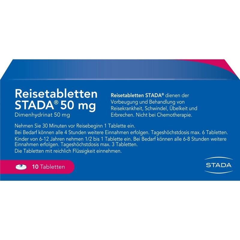REISETABLETTEN STADA 50 mg