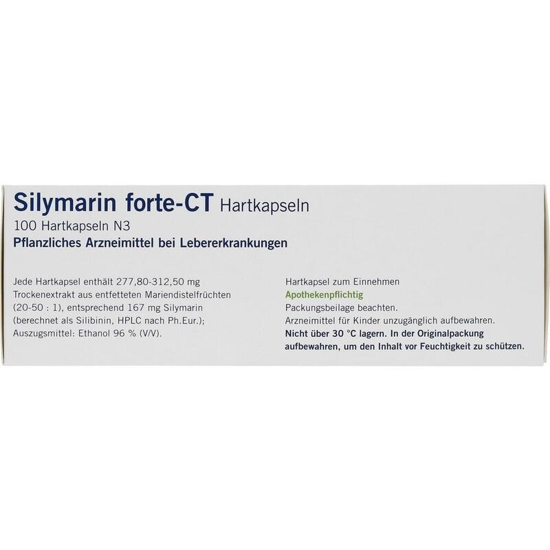 SILYMARIN forte-CT Hartkapseln