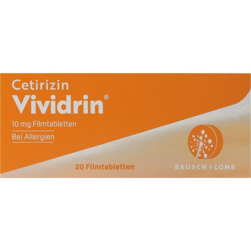 CETIRIZIN Vividrin 10 mg Filmtabletten