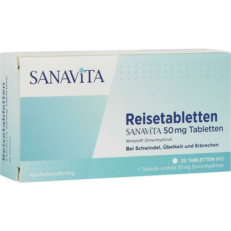 REISETABLETTEN Sanavita 50 mg Tabletten