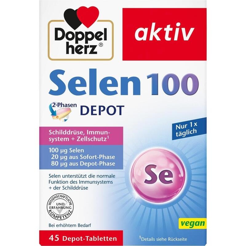 DOPPELHERZ Selen 100 2-Phasen Depot Tabletten