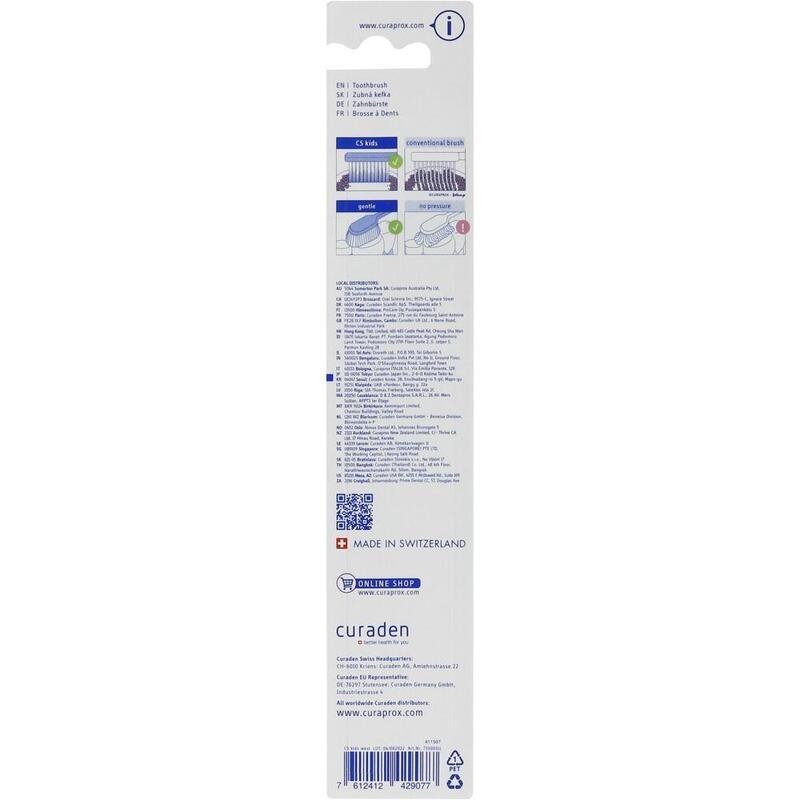 CURAPROX CS kids ultrasoft Zahnbürste 4-12 Jahre
