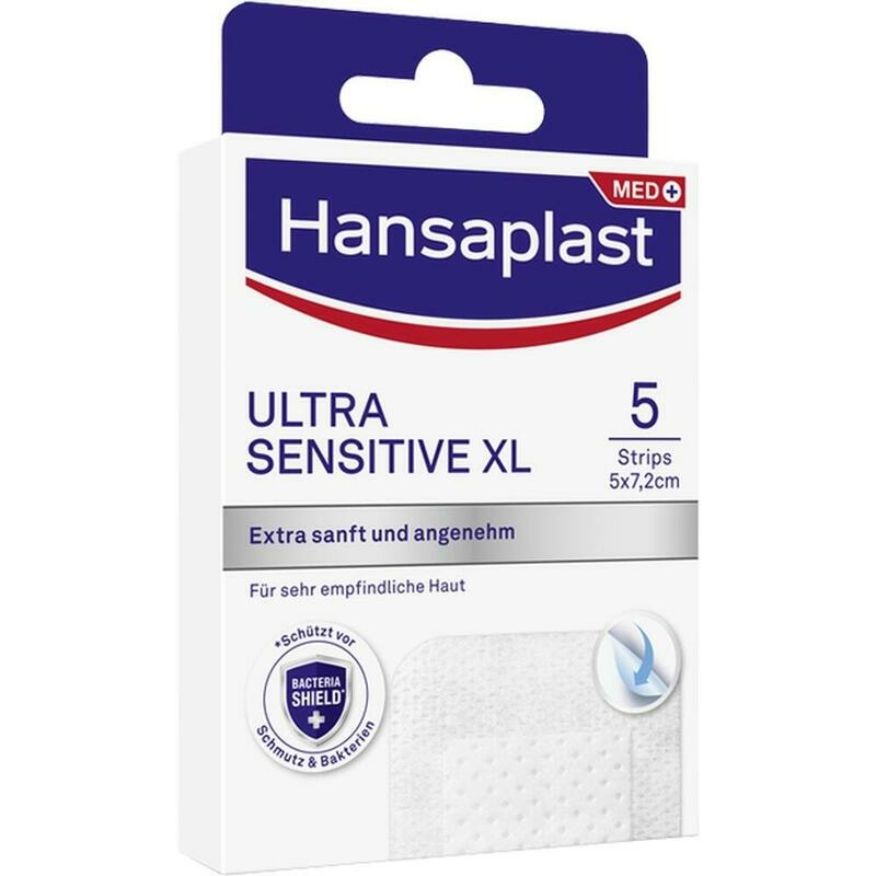 HANSAPLAST Ultra Sensitive Wundverband 5x7,2 cm XL