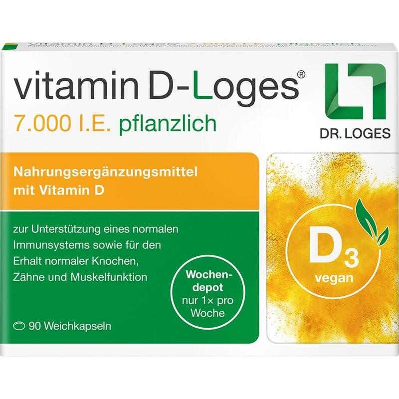 VITAMIN D-LOGES 7.000 I.E. pflanzlich Wochendepot