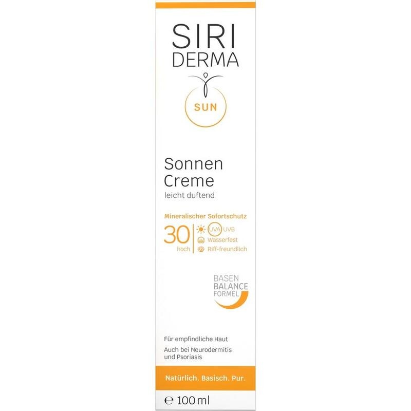 SIRIDERMA Sonnencreme LSF 30 leicht duftend