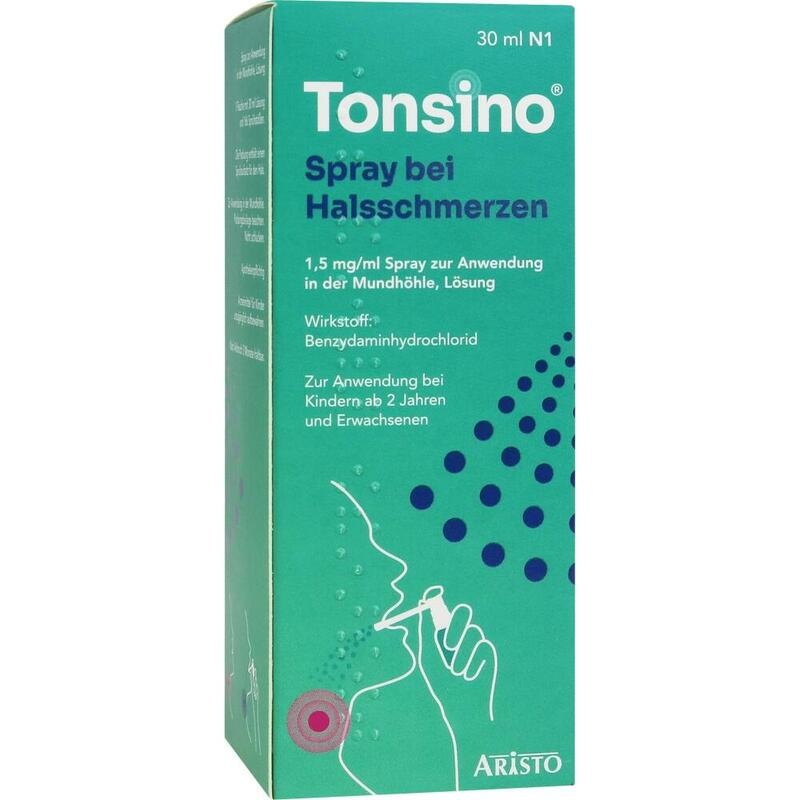 TONSINO Spray b.Hals.1,5mg/ml Spr.z.Anw.i.d.Mundhö