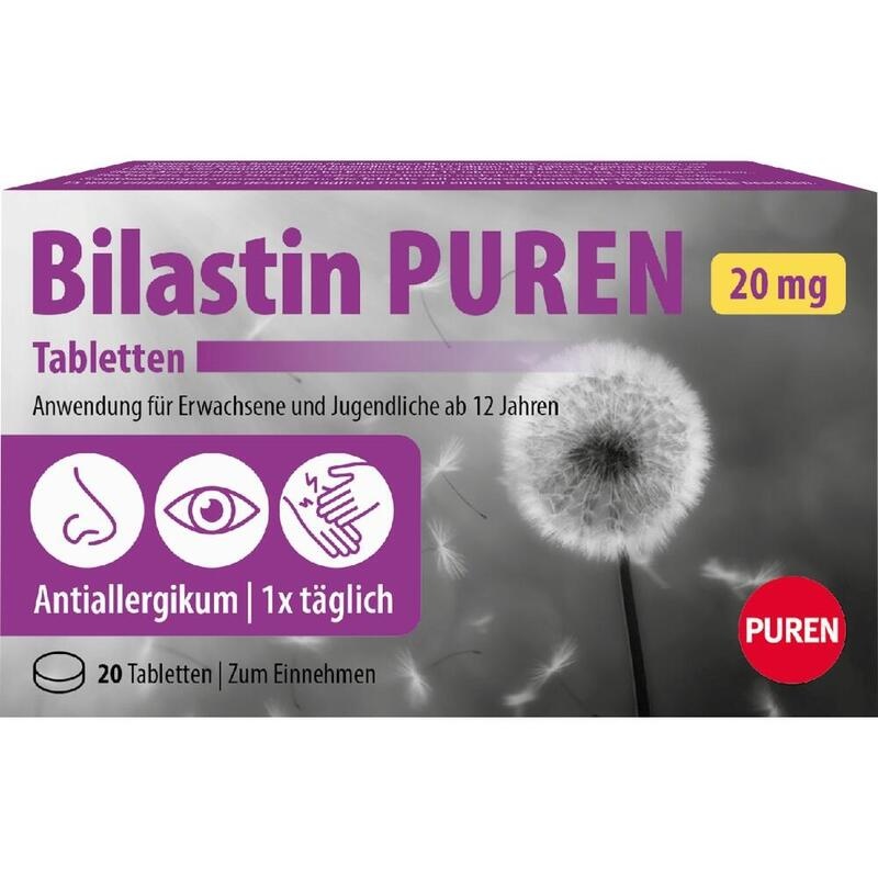 BILASTIN PUREN 20 mg Tabletten