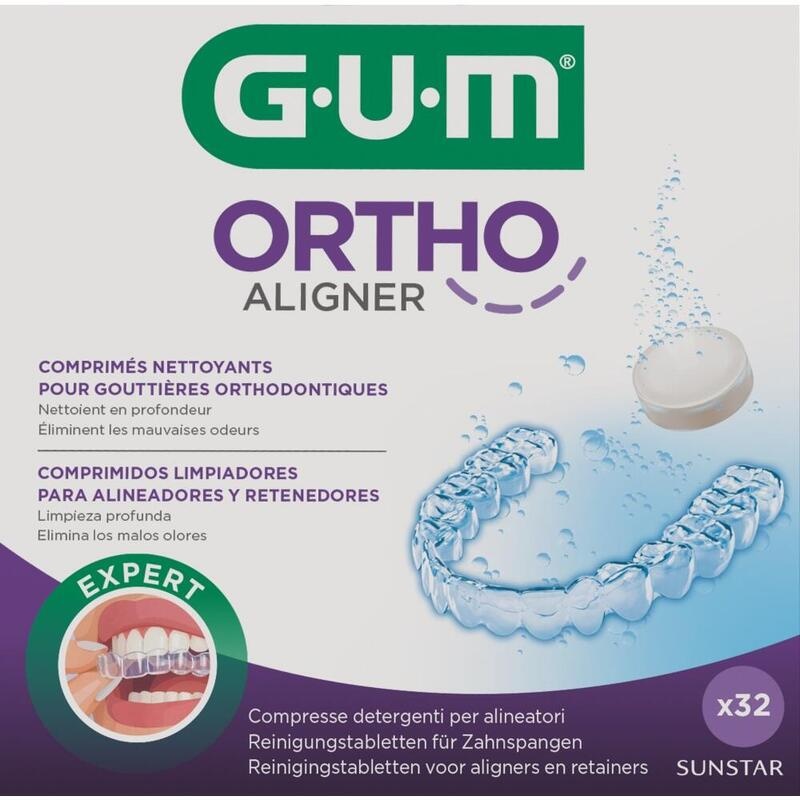 GUM ORTHO Aligner Reinigungstabletten