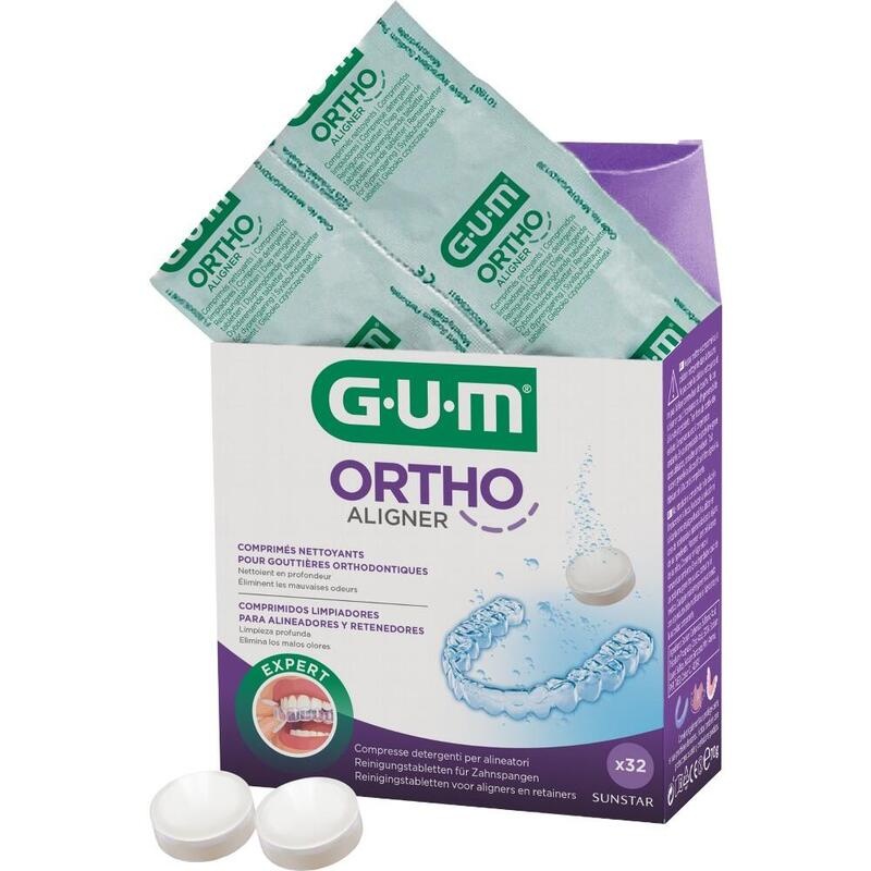 GUM ORTHO Aligner Reinigungstabletten